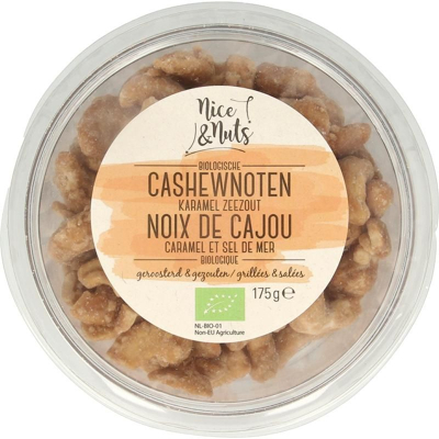 Afbeelding van Nice &amp; Nuts nice&amp;nuts cashewn karam zeezou