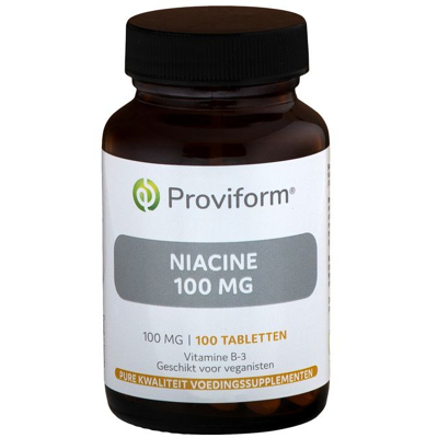 Afbeelding van Proviform Niacine 100mg Tabletten 100st