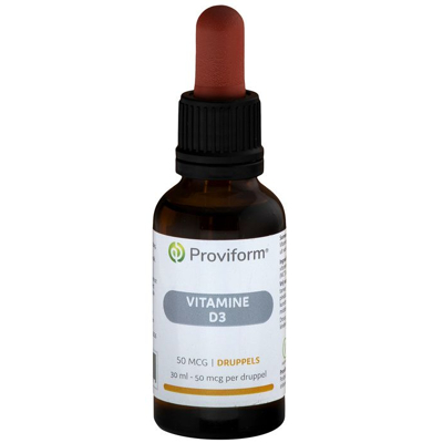 Afbeelding van Proviform Vitamine D3 50mcg Druppels, 30 ml