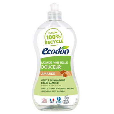 Afbeelding van Ecodoo Afwasmiddel en handzeep zacht 2 in 1 amandel 500 ml
