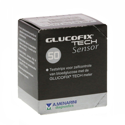 Afbeelding van Menarini Glucofix Tech Sensor Teststrips (50 Stuks)