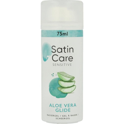 Afbeelding van Gillette Satin care gel aloe vera 75 milliliter