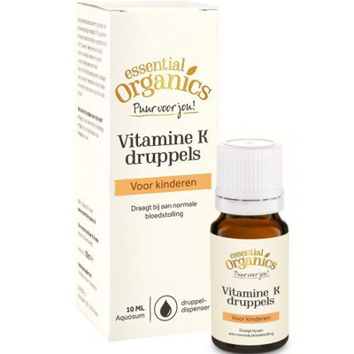 Afbeelding van Essential Organics Organ Vitamine K druppels puur 10 ml
