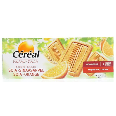 Afbeelding van Cereal Koekjes soja/sinaasappel 280 g