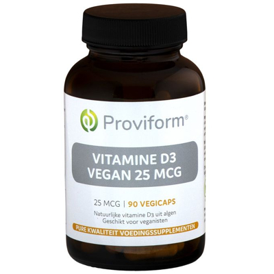 Afbeelding van Proviform Vitamine D3 Vegan 25mcg 90vc