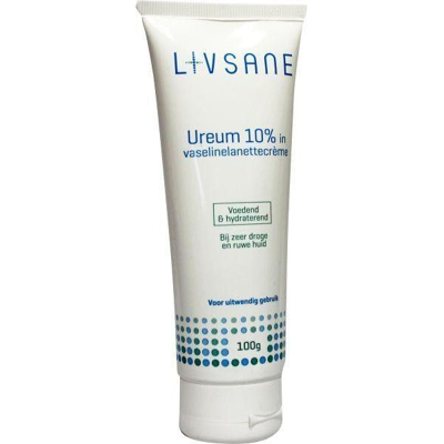 Afbeelding van Ureum 10% In Vaselinelanettecrème Livsane
