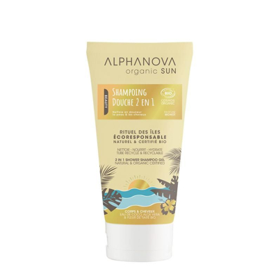 Afbeelding van Alphanova Sun Shower &amp; Shampoo 2 in 1, 150 ml