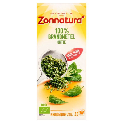Afbeelding van Zonnatura Brandnetel thee 100% bio 20 zakjes