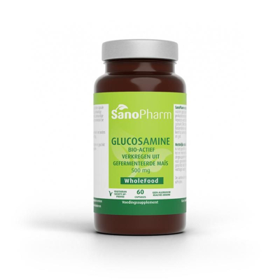 Afbeelding van Sanopharm Vitamine D glucosamine Hci 500mg, 60 capsules