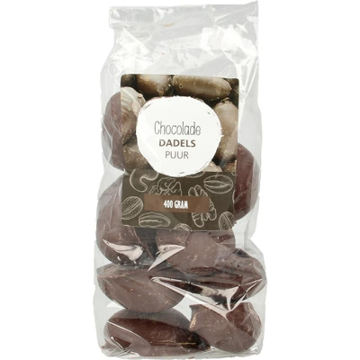 Afbeelding van Mijnnatuurwinkel Chocolade Dadels Puur, 400 gram