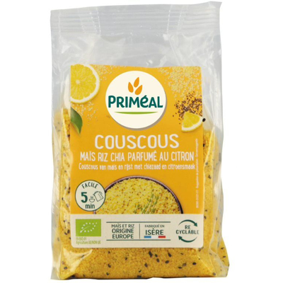 Afbeelding van Primeal Couscous mais rijst en chia citroen 300 g