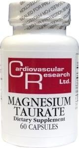 Afbeelding van Cardio Vasc Res Magnesium Tauraat, 60 Veg. capsules