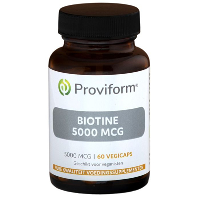 Afbeelding van Proviform Biotine 5000mcg Vegicaps 60st