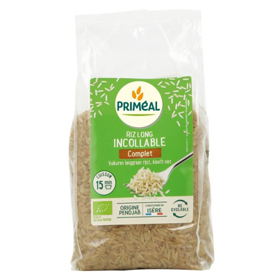 Afbeelding van Primeal Volkoren langgraan rijst voorgekookt 500 g