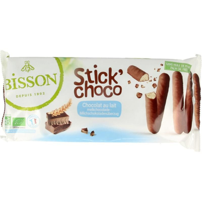 Afbeelding van Bisson Stick Choco Bio, 130 gram