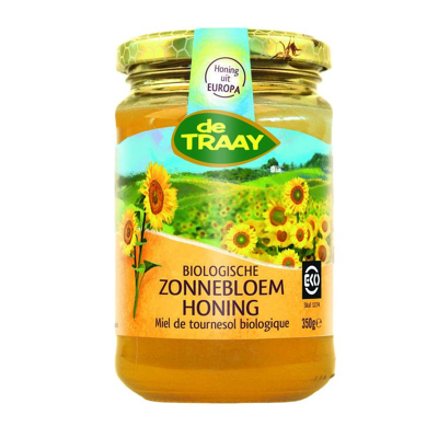 Afbeelding van Traay Zonnebloem honing creme bio 350 g