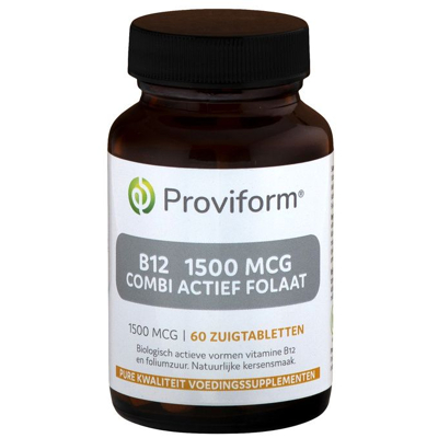 Afbeelding van Proviform Vitamine B12 1500 Mcg Combi Zuigtabletten