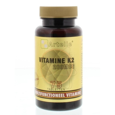 Afbeelding van Artelle Vitamine K2 200mcg Tabletten
