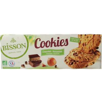 Afbeelding van Bisson choco hazelnoot cookies bio