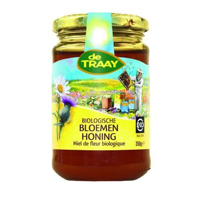 Afbeelding van Traay Bloemen Honing Vloeibaar Bio, 350 gram