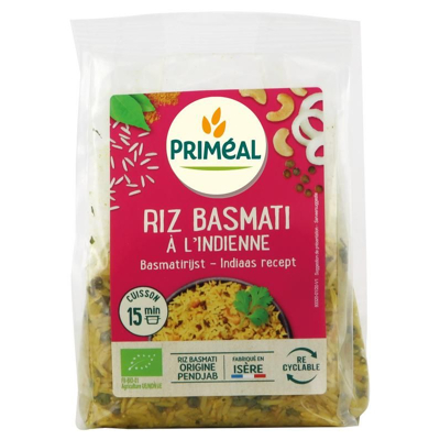 Afbeelding van Primeal Basmati rijst Indiaans recept 250 g