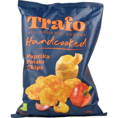 Afbeelding van Trafo Chips handcooked paprika 125 g