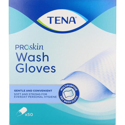 Afbeelding van TENA Wash Glove 50 stuks