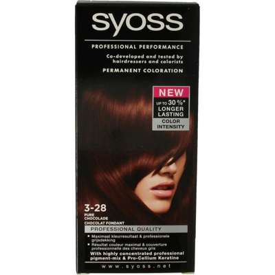 Afbeelding van Syoss Professional Haarverf 3 28 Pure Chocolade