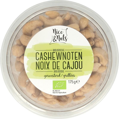 Afbeelding van Nice &amp; Nuts Cashewnoten Zonder Zout Bio, 175 gram