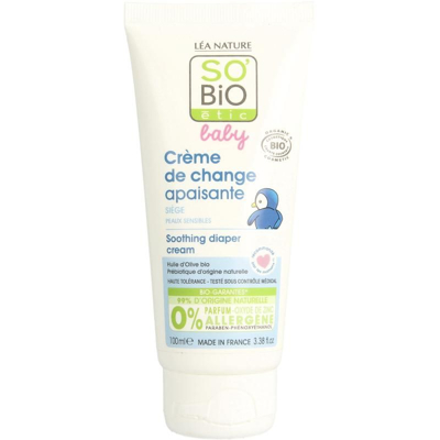 Afbeelding van So Bio Etic Baby Diaper Cream, 100 ml