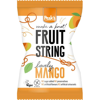 Afbeelding van Peak&#039;s Fruit String Mango Glutenvrij, 14 gram