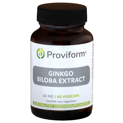 Afbeelding van Proviform Ginkgo Biloba Extract 60mg Vegicaps 60st