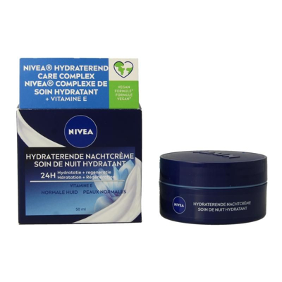 Afbeelding van Nivea Essentials Hydraterende Nachtcrème Normale Huid 50ML