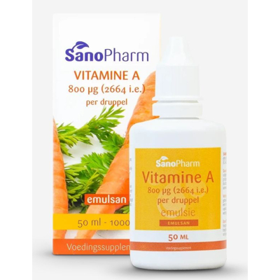 Afbeelding van Sanopharm Emulsan Vitamine A 800mcg