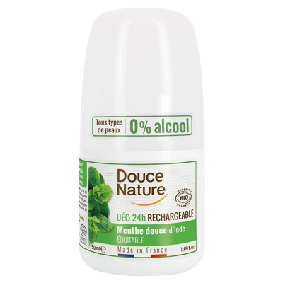 Afbeelding van Douce Nature Deodorant roll on mint hervulbaar 50 g
