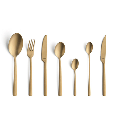 Image of Amefa Manille 42 piece Cutlery Set Gold