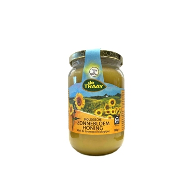 Afbeelding van De Traay Biologische zonnebloem crème Honing Honingpot