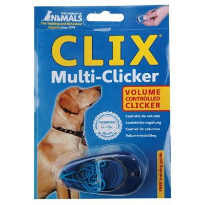 Afbeelding van The Company Of Animals Coa Clix Multi Clicker 3 Tonig Blauw