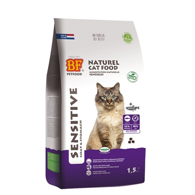 Afbeelding van Biofood Cat Sensitive Coat &amp; Stomach 1,5 KG