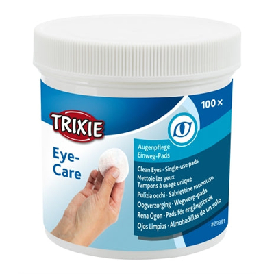 Afbeelding van Trixie Eye Care Reinigingspads Voor Ogen 100 ST