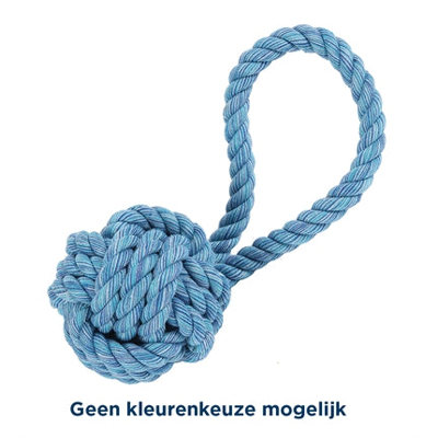 Afbeelding van Happy Pet Nuts For Knots Bal Tugger SMALL 26X8X8 CM (67757)