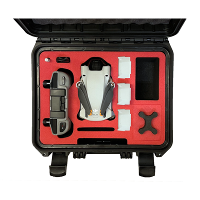 Abbildung von Professioneller Koffer für DJI Mini 3 Pro Passt mit RC Platz bis zu 9 Akkus passend die komplette Fly More Combo
