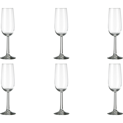 Afbeelding van Royal Leerdam Bouquet champagneglazen 17cl, 19,9(h) x 6,3(Ø)cm