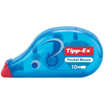 Afbeelding van Tipp Ex Pocket Mouse correctieroller 4,2 mm x 10 m (2 stuks)