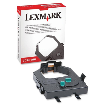 Afbeelding van Lexmark nylontape met ReInk System zwart OEM: 3070166 inktcartridge