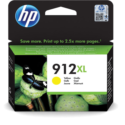 Afbeelding van HP 912XL originele high capacity gele inktcartridge (3YL83AE)