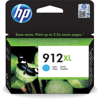 Afbeelding van HP 912XL (3YL81AE) Inktcartridge Cyaan Hoge capaciteit