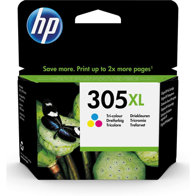 Afbeelding van HP 305XL (3YM63AE) Inktcartridge 3 kleuren Hoge capaciteit