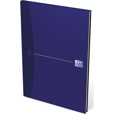 Afbeelding van Oxford Office Essentials schrift, harde kaft, 192 bladzijden, gelijnd, ft A4, original blue schrijfblok