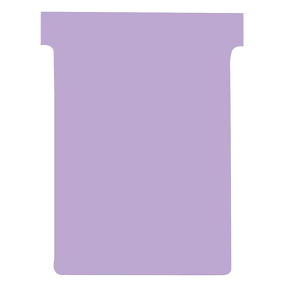 Afbeelding van Nobo T planbordkaarten index 3, ft 120 x 92 mm, violet